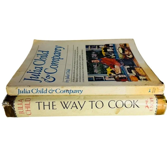 Julia Child‎ Cookbooks: The Way To Cook & Company Vintage 1989 Hardcover Set - Picture 2 of 13